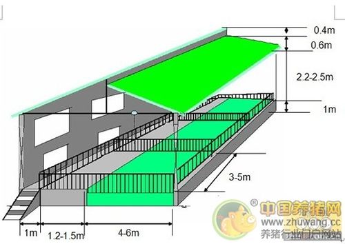 发酵床养猪猪舍设计图