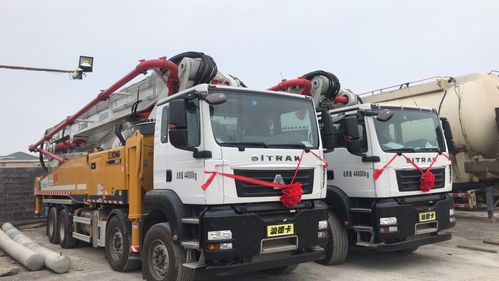 新购两台60米臂架高度的混凝土徐工施维英泵车