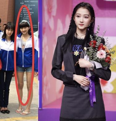 难怪男人都喜欢成熟的,看到马思纯关晓彤穿校服站姿对比,明白了