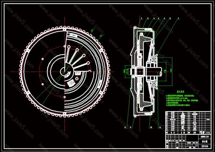 xcz离合器装配图xcz离合器装配图dwg