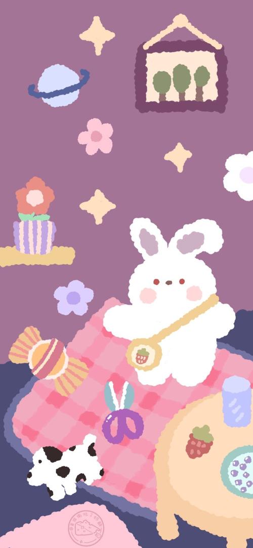 壁纸 可爱小熊壁纸 聊天背景 锁屏 手机壁纸 可爱少女心(来源看水印