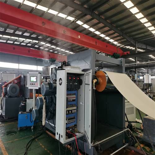 eva片材挤出机_poe片材挤出设备_pp片材挤出机_塑料片材生产线:片材