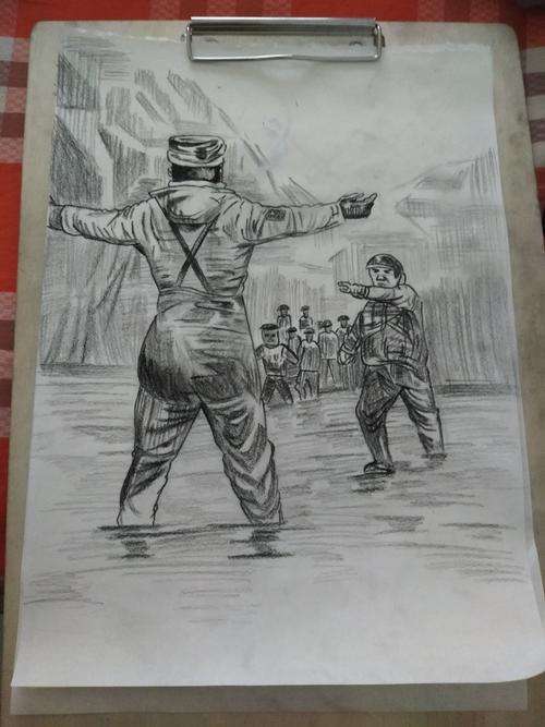 长治十中110班同学用画作致敬卫国戍边英雄