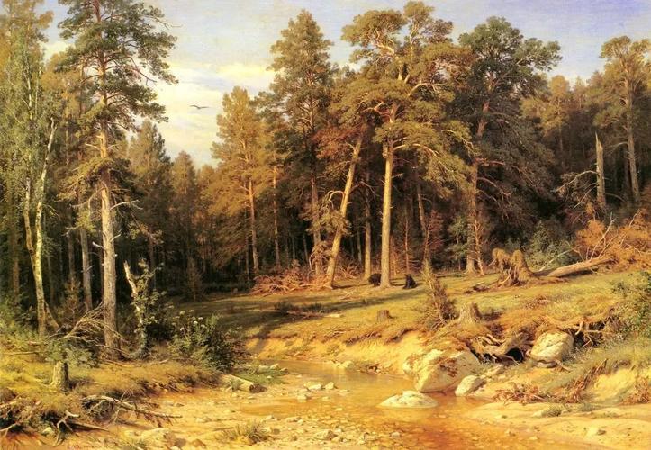 俄国风景画大师 希施金的经典作品赏析