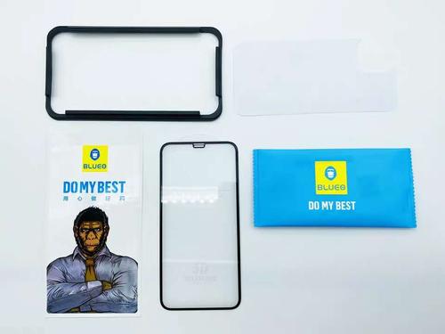 蓝橙新款曲面钢化玻璃前膜莫凡3d热弯全胶钢化膜p40