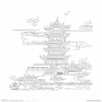 名胜古迹黄鹤楼的手抄报 名胜古迹手抄报