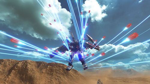 《高达versus》实机画面 经典机体都有