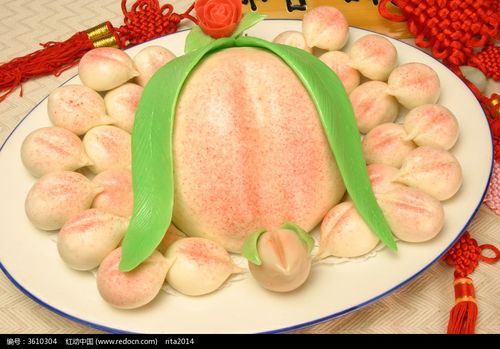 福禄大寿桃美食