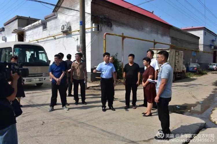 靓丽永年区委副书记王银明突击督导检查西苏镇小龙马乡广府镇农村人居