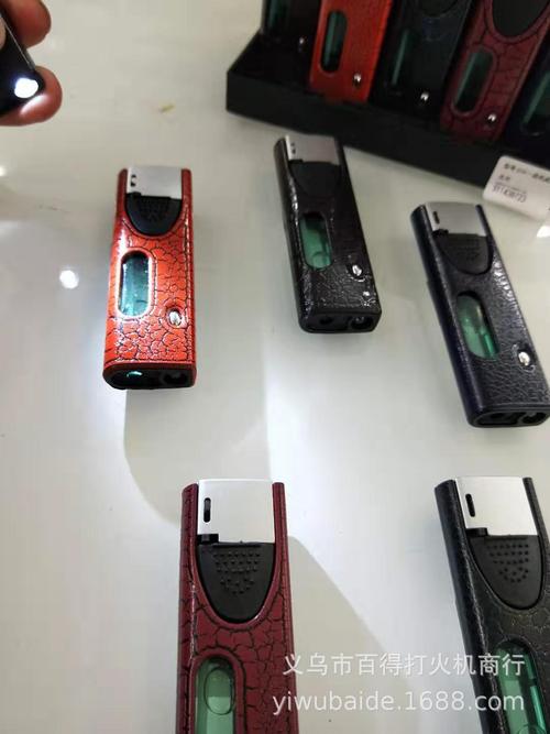 新款塑料电子明火一品机皮纹打火机批发带灯 带灯广告