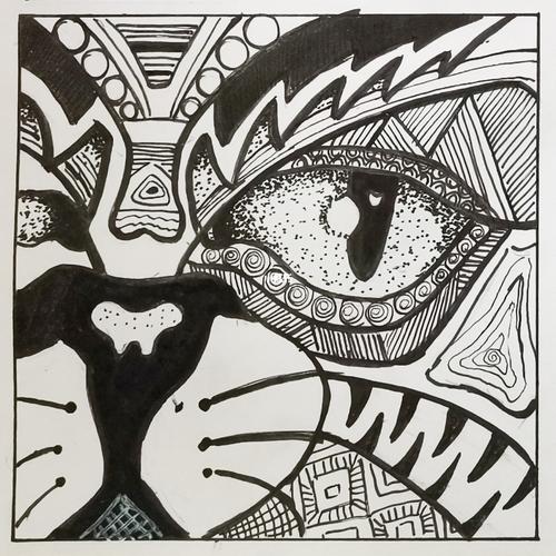 平面构成-点线面_临摹_平面构成_文化_绘画