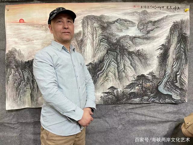 积彩色调水墨画的开派大师著名画家李川浦