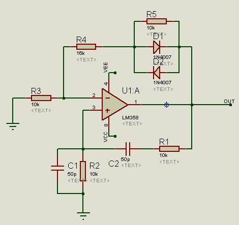 lm358 如何放大正弦波