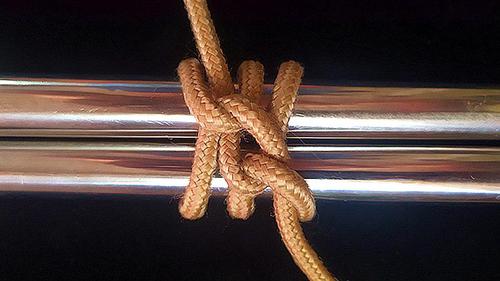 捆绑物体的绳结怎么打?