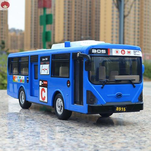 儿童大号公交车玩具惯性音乐大巴公共汽车巴士男女惯性