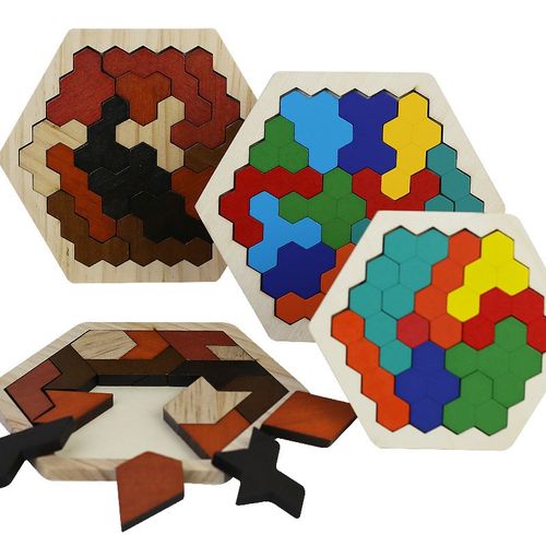 百变难度蜂巢木制迷宫puzzle益智拼图拼图