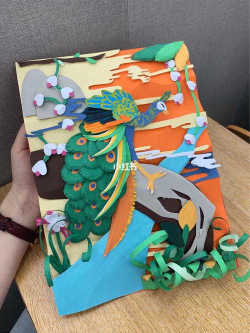 纸浮雕or半立体纸贴画2_浮雕_手工制作_教程_幼儿园手工_兴趣爱好