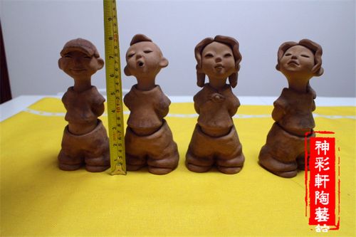 人物手工陶艺创意泥人陶土土娃娃陶瓷瓷娃陶人泥人