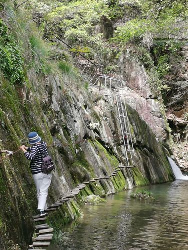 石门山峡谷_篁岭石门峡自由行热门攻略_石门山峡谷_山谷_情趣_户外