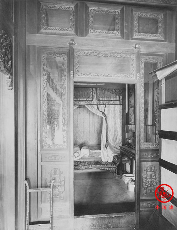 养心殿内皇帝的寝宫.