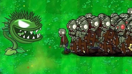 植物大战僵尸玩具系列游戏  我的世界 大嘴花变成英雄?