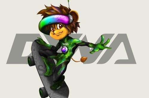 dyna运动品牌的吉祥物设计|平面|品牌|girlii_79