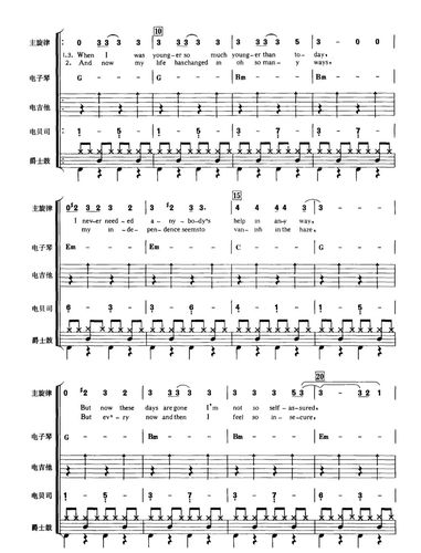 help[帮帮我](乐队总谱图片格式总谱)-the beatles