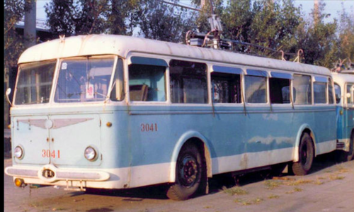 上世纪50年代至80年代服务于北京公交系统的斯柯达8tr无轨电车