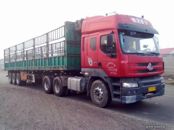 【宜春】2010年6月 东风柳汽霸龙二手半挂车低价转让 红色 手动挡