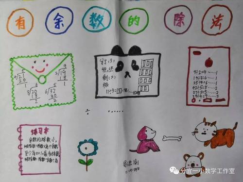 有余数的除法手抄报
