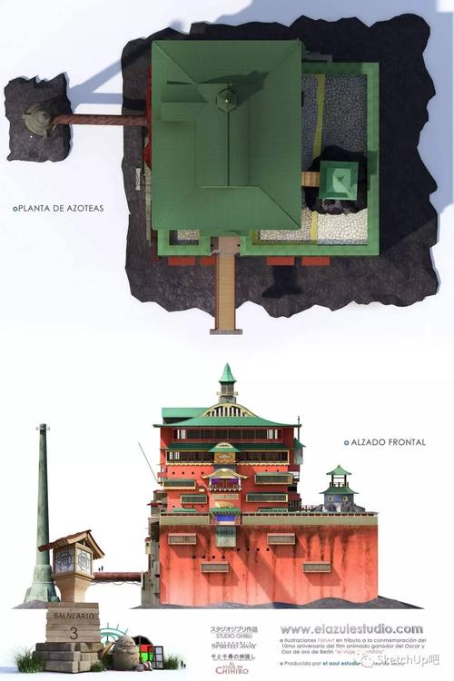 千与千寻建筑布局美图大解构