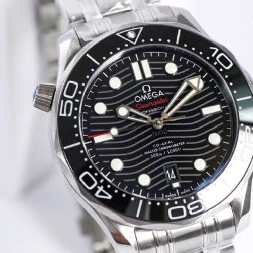 vs厂欧米茄海马300m,黑面钢带,全新升级黑摆轮机芯