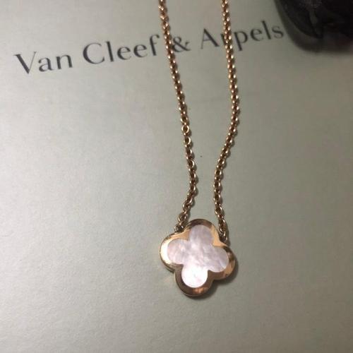 梵克雅宝珍珠白母贝款项链