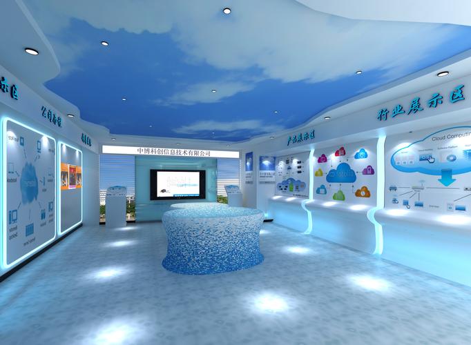 中博科创展厅装修设计效果图-文丰装饰