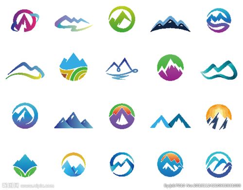 山水logo素材图片
