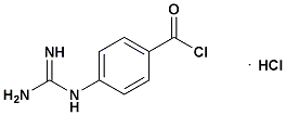 中文名称: 4-胍基苯甲酰氯盐酸盐 英文名称: 4-guanidinobenzoyl