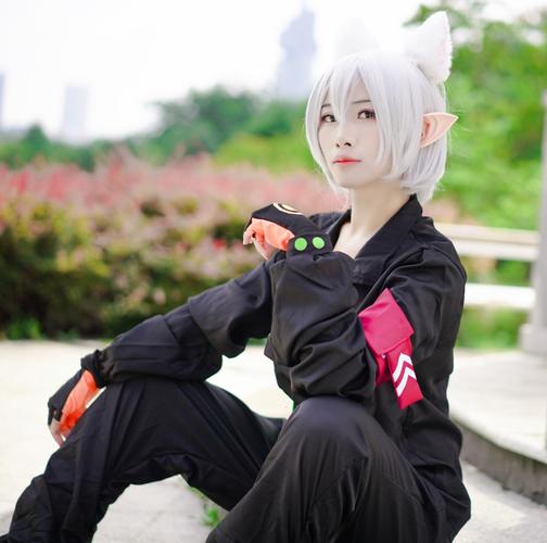 凹凸世界鬼狐鬼狐天冲cosplay服装耳朵假发漫展可爱男