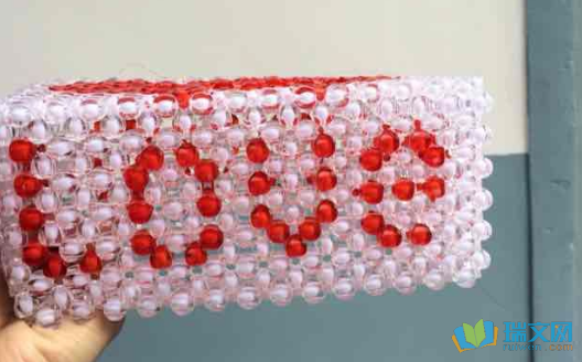 串珠love纸巾盒图解