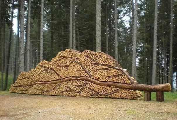 乡村旅游创意木头景观,巧妙化腐朽为神奇