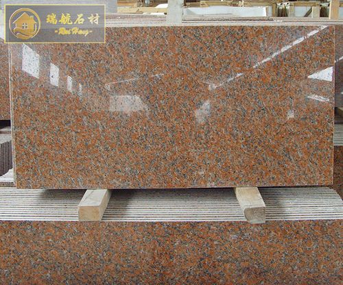 工厂自营 枫叶红 红色花岗岩 天然大理石订做飘窗台楼梯岑溪红