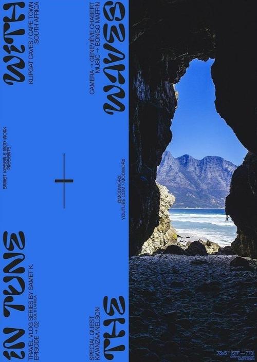 来自土耳其设计师sametkesen左右分割式海报版式设计参考