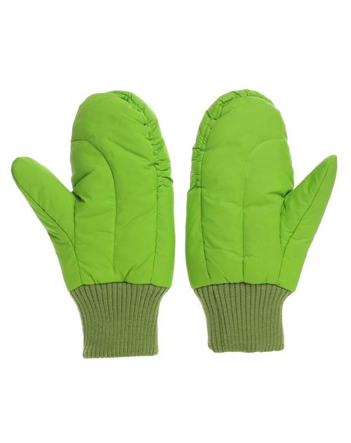 绿色羽绒手套