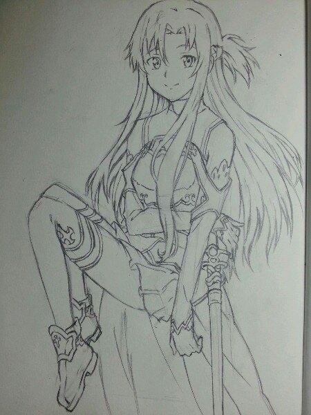 亚丝娜手绘头像 第6页