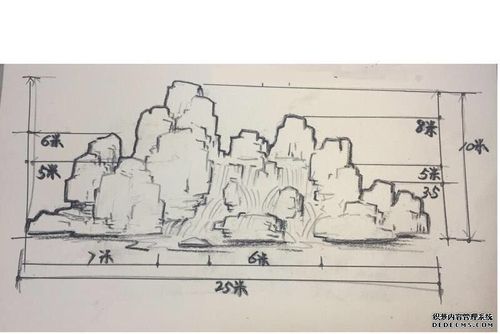 邯郸灵璧石假山效果图己经通过甲方审核
