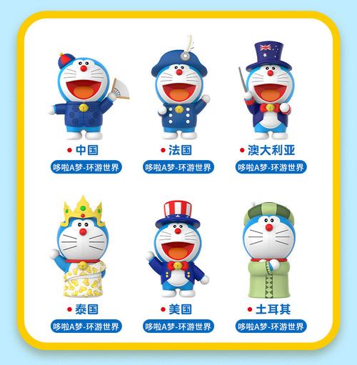 礼姿哆啦a梦盲盒潮玩公仔摆件卡通动漫周边送儿童小朋友生日礼物毕业