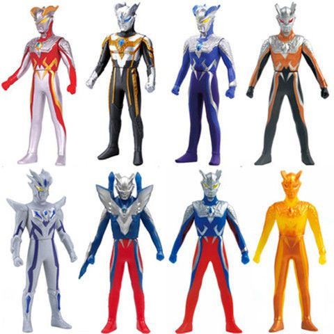 全套小号赛罗奥特曼软胶人偶原始黑暗洛普斯黄金光辉