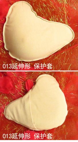 【1】义乳专业保护套,采用纯棉100%,精致手工缝合, 有弹力,散热好