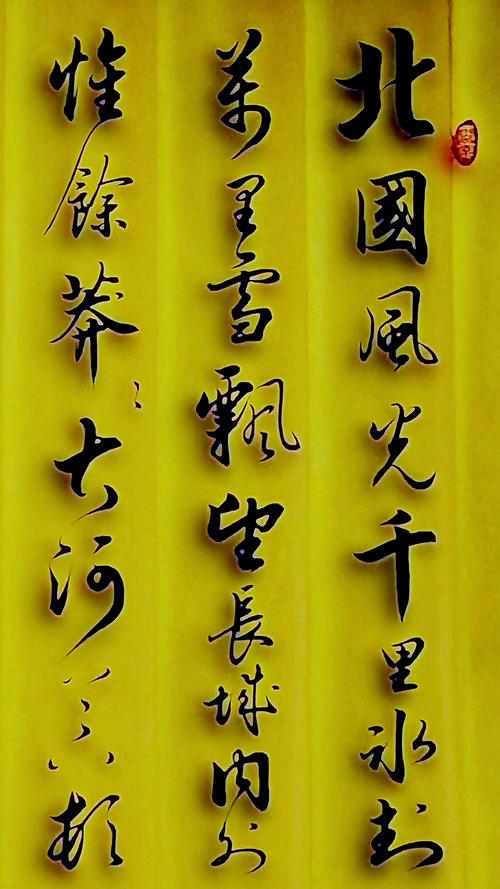 不一样的人生#沁园春雪泥金作品,军海书法-度小视