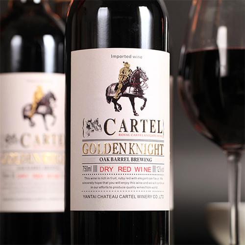 cartel 卡特尔法国原酒进口干红葡萄酒750ml*2瓶 金骑士1瓶,指挥官1瓶