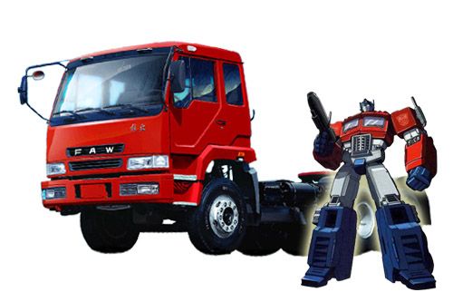 擎天柱(optimus prime)   动画原版:万国牌大卡车 电影版:彼得